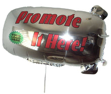 Load image into Gallery viewer, ZEP-AIR™ Messenger Tethered Blimp Helium Foil Balloon 32in x16in  Advertising Promotional Greeting