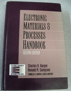 Electronic Materials and Processes Handbook by Charles A. Harper 1994 Hardcover