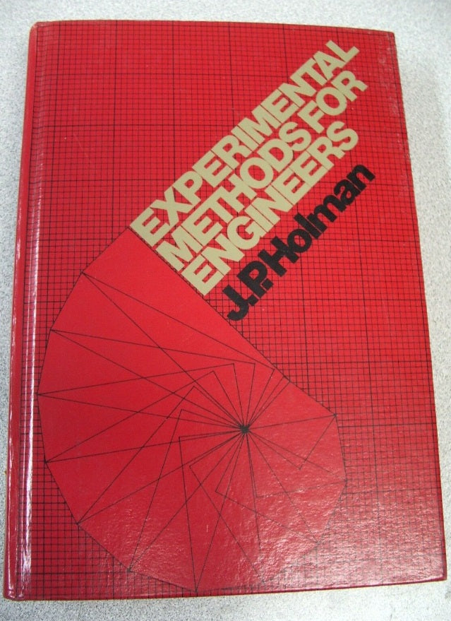 Experimental Methods for Engineers 3rd Ed by Jack P. Holman  (1978, Hardcover)