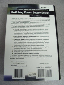 Switching Power Supply Design by Abraham I. Pressman (1998, Hardback)
