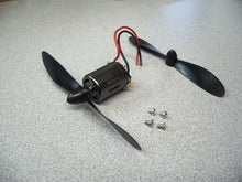 Load image into Gallery viewer, High Power 280 Brushed 7V DC Electric Motor &amp; Prop Combo for RC Pusher Planes
